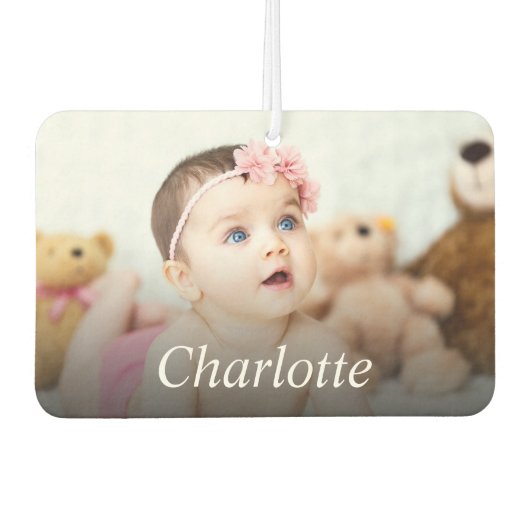 Entwerfen Sie Ihr eigenes Foto und benennen Sie Pe Autolufterfrischer (Vorderseite)