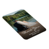 Entwerfen Sie Ihr eigenes Foto Vielen Dank für Ihr Magnet (Rechte Seite)