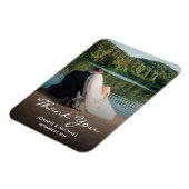 Entwerfen Sie Ihr eigenes Foto Vielen Dank für Ihr Magnet (Linke Seite)