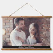 Entwerfen Sie Ihr eigenes Foto Wandteppich Mit Holzrahmen (Vorne)