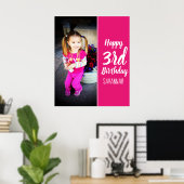 Entwerfen Sie Ihr eigenes Foto zum Geburtstag Poster (Heimbüro)