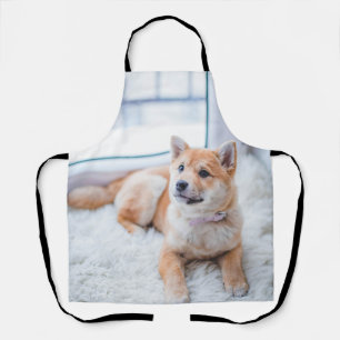 Entwerfen Sie Ihr eigenes Hundepuppy-Foto Schürze