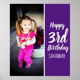 Entwerfen Sie Ihr eigenes individuelles Foto Gebur Poster