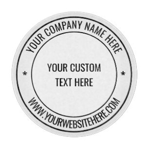 Entwerfen Sie Ihr eigenes individuelles Textfarbe- Schneidebrett