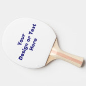 Entwerfen Sie Ihr eigenes Klingeln Pong Paddel Tischtennis Schläger (Seitenansicht)