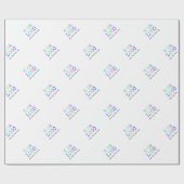 Entwerfen Sie Ihr eigenes kundenspezifisches Geschenkpapier (Flach)