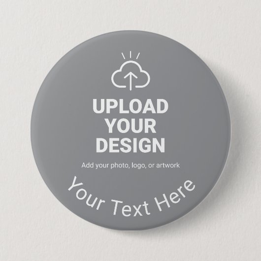 Entwerfen Sie Ihr eigenes Kunstwerk mit Text Button (Vorderseite)