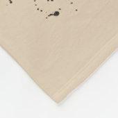 Entwerfen Sie Ihr eigenes Leopard-Rahmen-Foto Fleecedecke (Ecke)