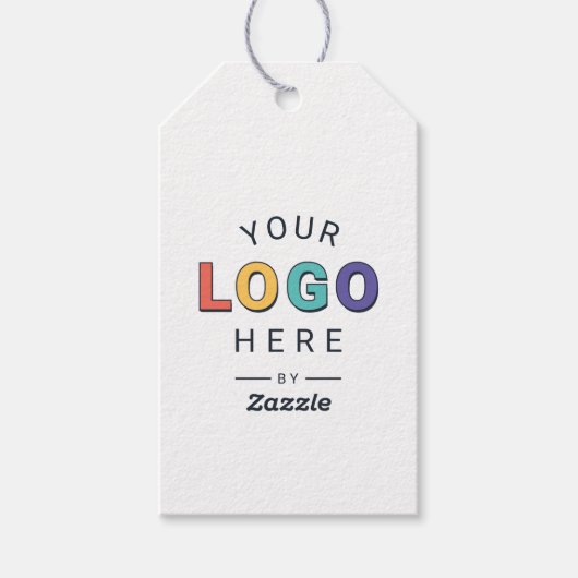 Entwerfen Sie Ihr eigenes Logo-Design Geschenkanhänger (Vorderseite)