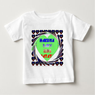 Entwerfen Sie Ihr eigenes luminöses Herz-Baby-Desi Baby T-shirt