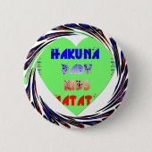 Entwerfen Sie Ihr eigenes luminöses Herz-Baby-Desi Button (Vorderseite)