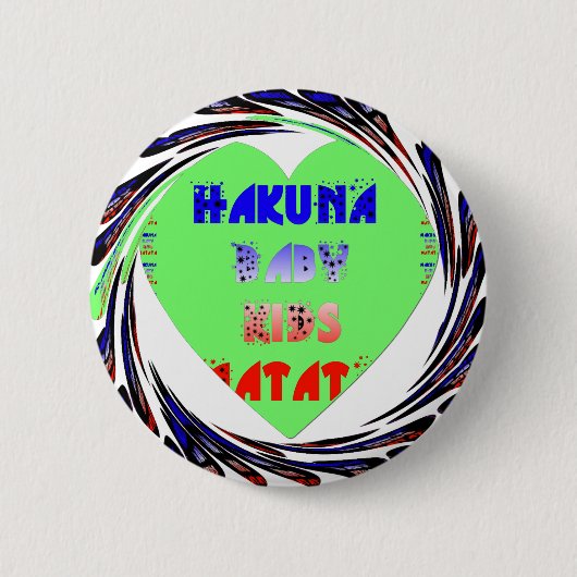 Entwerfen Sie Ihr eigenes luminöses Herz-Baby-Desi Button (Vorderseite)