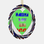 Entwerfen Sie Ihr eigenes luminöses Herz-Baby-Desi Keramikornament (Rechts)