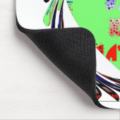 Entwerfen Sie Ihr eigenes luminöses Herz-Baby-Desi Mousepad (Ecke)