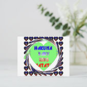 Entwerfen Sie Ihr eigenes luminöses Herz-Baby-Desi Postkarte (Stehend Vorderseite)