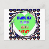 Entwerfen Sie Ihr eigenes luminöses Herz-Baby-Desi Postkarte (Vorderseite)