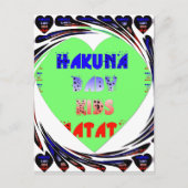 Entwerfen Sie Ihr eigenes luminöses Herz-Baby-Desi Postkarte (Vorderseite)