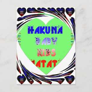 Entwerfen Sie Ihr eigenes luminöses Herz-Baby-Desi Postkarte