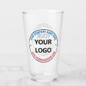 Entwerfen Sie Ihr eigenes Marken-Promotion-Biergla Glas (Rückseite)