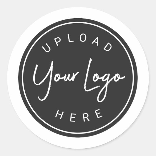 Entwerfen Sie Ihr eigenes Markenlogo-Design Runder Aufkleber (Vorderseite)