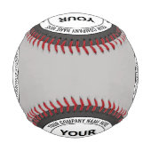 Entwerfen Sie Ihr eigenes Markenlogo und Text Base Baseball (Rückseite)