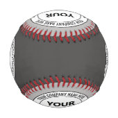 Entwerfen Sie Ihr eigenes Markenlogo und Text Base Baseball (Vorderseite)