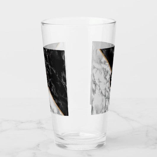 Entwerfen Sie Ihr eigenes Monogramm-Letter-Glas Glas (Links)