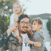 Entwerfen Sie Ihr eigenes Personalisiertes Foto Aufkleber (Vorderseite)