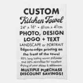 Entwerfen Sie Ihr eigenes Personalisiertes Küchent Geschirrtuch (Vertikal)