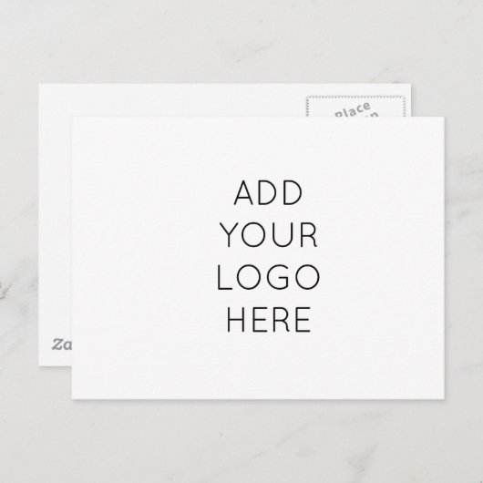 Entwerfen Sie Ihr eigenes Personalisiertes Logo-Im Postkarte (Vorne/Hinten)