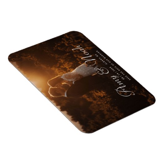 Entwerfen Sie Ihr eigenes Personalisiertes Save th Magnet (Rechte Seite)