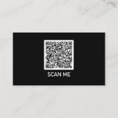 Entwerfen Sie Ihr eigenes QR-Code-Business-Kartenb Visitenkarte (Rückseite)