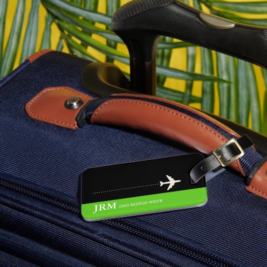 Entwerfen Sie Ihr eigenes Reiseleim Gepäckanhänger (Vorderseite Insitu 3)