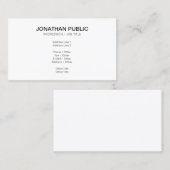 Entwerfen Sie Ihr eigenes Schlichtes, modernes Des Visitenkarte (Vorne/Hinten)