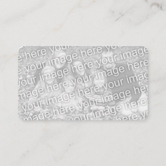 entwerfen Sie Ihr eigenes schlichtes Schwarzweiss. Visitenkarte (Rückseite)