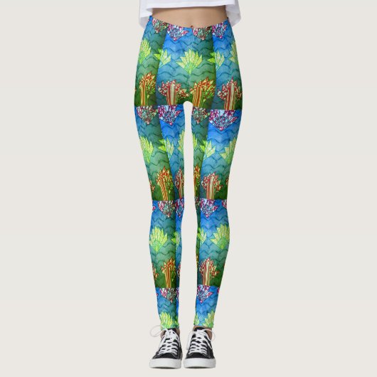 Entwerfen Sie Ihr eigenes schönes, liebevolles, af Leggings (Vorderseite)
