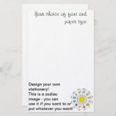 Entwerfen Sie Ihr eigenes Schreibpapier Briefpapier (Vorne/Hinten)