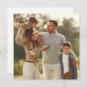 Entwerfen Sie Ihr eigenes Single-Foto Dankeskarte (Vorne/Hinten)