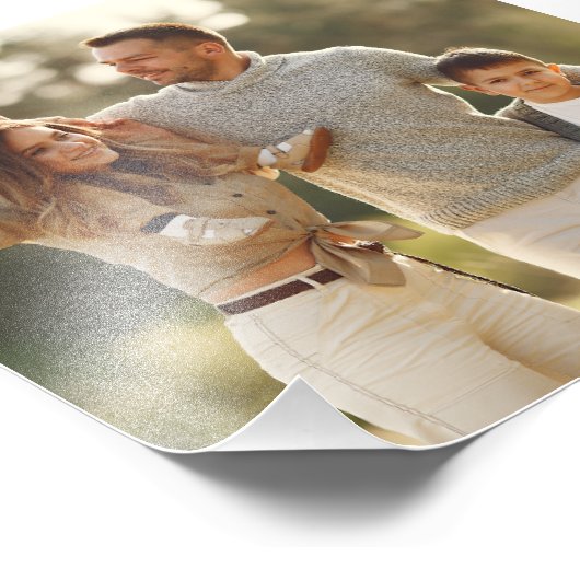 Entwerfen Sie Ihr eigenes Single-Foto Fotodruck (Ecke)