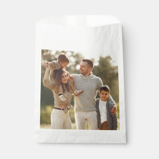 Entwerfen Sie Ihr eigenes Single-Foto Geschenktütchen (Vorderseite)