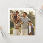 Entwerfen Sie Ihr eigenes Single-Foto Karte (Vorderseite/Rückseite Beispiel)