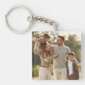 Entwerfen Sie Ihr eigenes Single-Foto Schlüsselanhänger (Vorderseite)