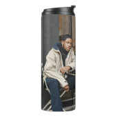 Entwerfen Sie Ihr eigenes Single-Foto Thermosbecher (Nach links gedreht)