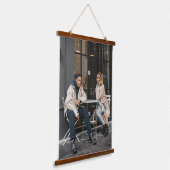 Entwerfen Sie Ihr eigenes Single-Foto Wandteppich Mit Holzrahmen (Gewinkelt)