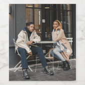 Entwerfen Sie Ihr eigenes Single-Foto Weinetikett (Einzelnes Label)