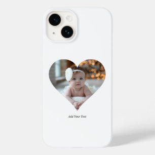 Entwerfen Sie Ihr eigenes Single Herz gestalten Fo Case-Mate iPhone 14 Hülle