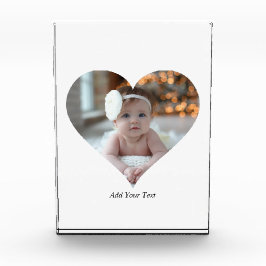 Entwerfen Sie Ihr eigenes Single Herz gestalten Fo Fotoblock