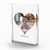 Entwerfen Sie Ihr eigenes Single Herz gestalten Fo Fotoblock (Rechts)