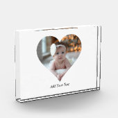 Entwerfen Sie Ihr eigenes Single Herz gestalten Fo Fotoblock (Links)