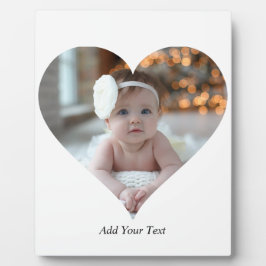 Entwerfen Sie Ihr eigenes Single Herz gestalten Fo Fotoplatte